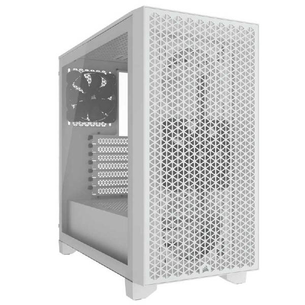 3000D Tempered Glass Mid-Tower, White