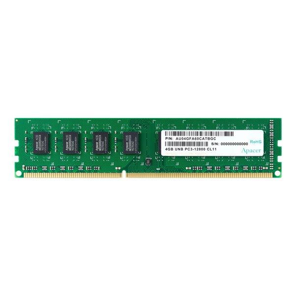 DDR3 1600MHz (PC3-12800) 4GB UDIMM CL11 512x8 1.5V