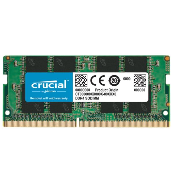 8GB(8GBx1) DDR4-3200MHz (PC4-25600) CL22 260pin SODIMM NON-ECC 1.2V Universal Part Numbers