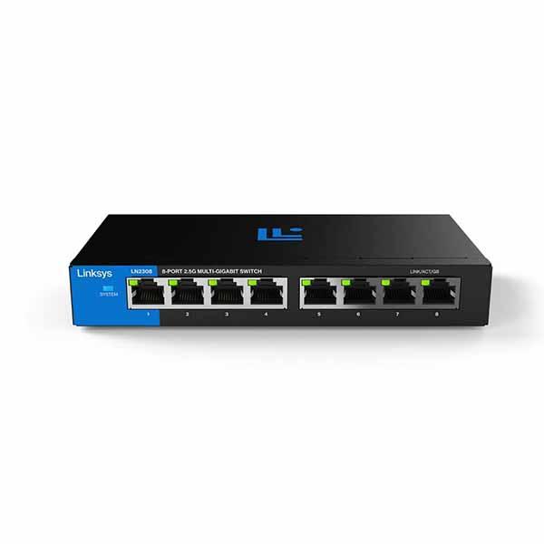 LN2308-AH LINKSYS 8-PORT 2.5G MULTI-GIG UNMANAGED SWITCH